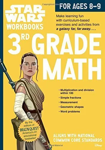 3rd Grade Math Star Wars Workbook
